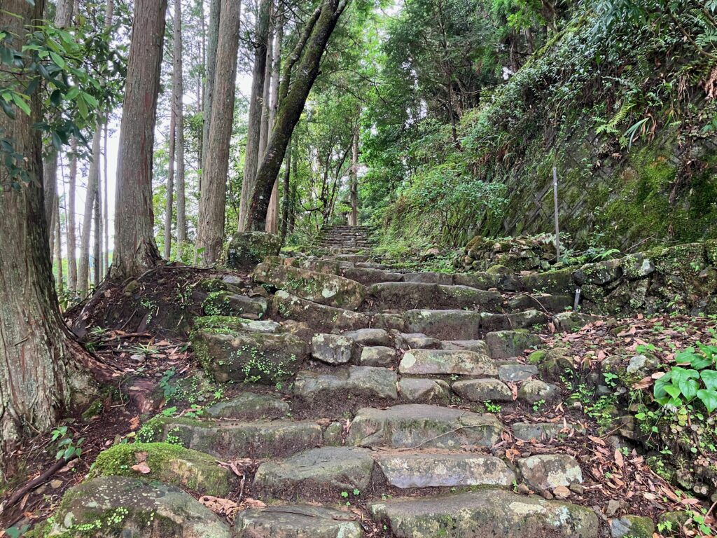 熊野古道　傾斜